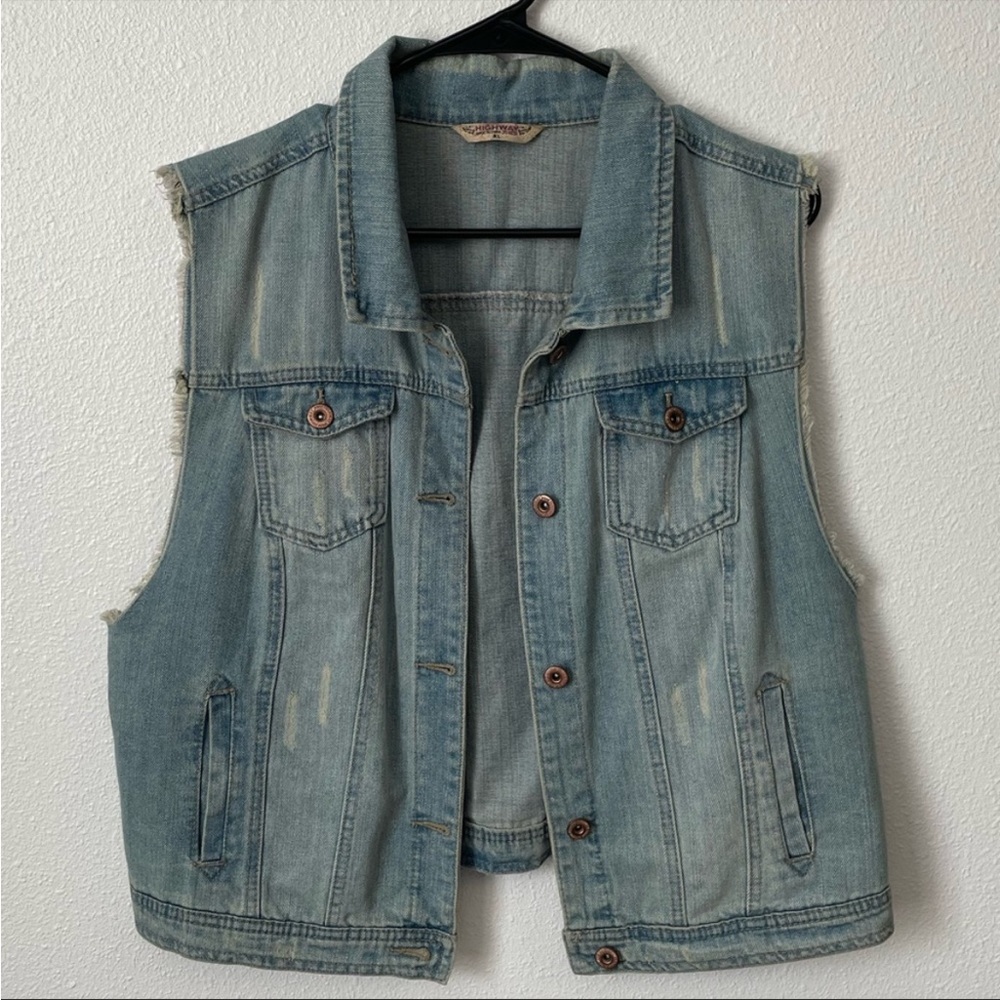 Charlotte Russe Denim Vest